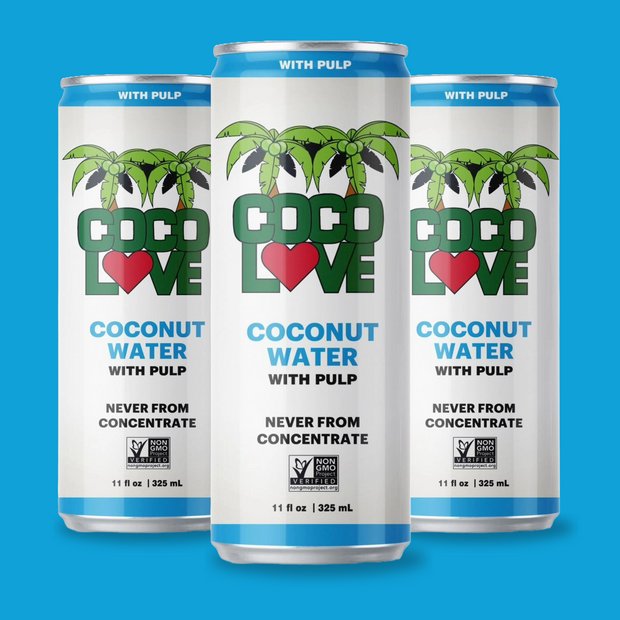 12pk CocoLove Coconut Water With Pulp